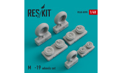 М+Г-19. Колеса шасси - RESKIT RS48-0098 1/48