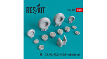 М+Г-23МЛ/МЛА/МЛД/П. Колеса шасси - RESKIT RS48-0253 1/48