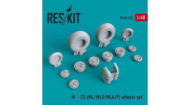 М+Г-23МЛ/МЛА/МЛД/П. Колеса шасси - 1/48 RESKIT RS48-0253 М+Г-23МЛ/МЛА/МЛД/П. Колеса шасси - 1/48 RESKIT RS48-0253