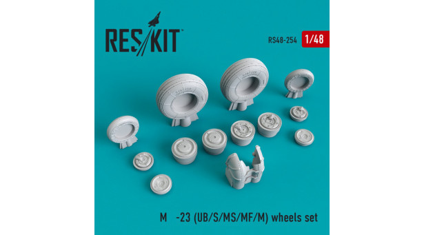 М+Г-23М/МС/МФ/С/УБ. Колеса шасси - 1/48 RESKIT RS48-0254 М+Г-23М/МС/МФ/С/УБ. Колеса шасси - 1/48 RESKIT RS48-0254
