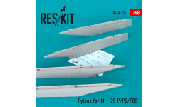 М+Г-25П/ПД/ПДС. Пилоны - RESKIT RS48-0325 1/48