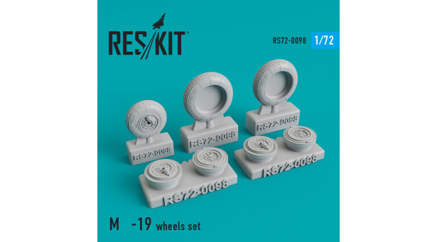 М+Г-19. Колеса шасси - 1/72 RESKIT RS72-0098 М+Г-19. Колеса шасси - 1/72 RESKIT RS72-0098