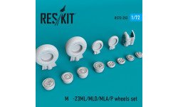 М+Г-23МЛ/МЛА/МЛД/П. Колеса шасси - RESKIT RS72-0253 1/72