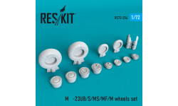 М+Г-23М/МС/МФ/С/УБ. Колеса шасси - RESKIT RS72-0254 1/72