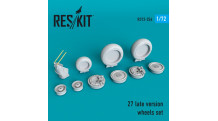 Истребитель КБ Сухого Тип 27. Колеса шасси - RESKIT RS72-0256 1/72