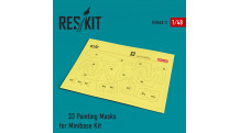 Маски для истребителя КБ Сухого Тип 33 (MINIBASE) - RESKIT RSM48-0003 1/48