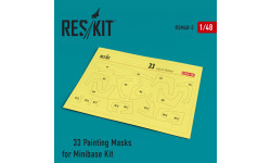 Маски для истребителя КБ Сухого Тип 33 (MINIBASE) - RESKIT RSM48-0003 1/48