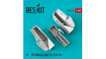 М+Г-25. Ниши шасси (ICM) - RESKIT RSU48-0091 1/48