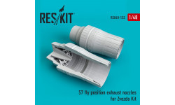 Истребитель КБ Сухого Тип 57. Сопла (ЗВЕЗДА) - RESKIT RSU48-0132 1/48