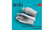 Истребитель КБ Сухого Тип 30СМ. Сопла (KITTY HAWK) - RESKIT RSU48-0133 1/48
