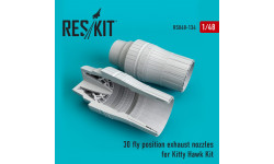 Истребитель КБ Сухого Тип 30СМ. Сопла (KITTY HAWK) - RESKIT RSU48-0134 1/48