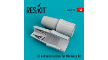 Истребитель КБ Сухого Тип 33. Сопла (MINIBASE) - RESKIT RSU48-0148 1/48