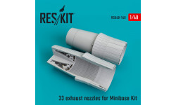 Истребитель КБ Сухого Тип 33. Сопла (MINIBASE) - RESKIT RSU48-0148 1/48