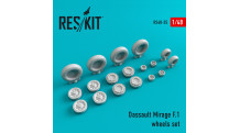 Mirage F1 Dassault. Колеса шасси - RESKIT RS48-0035 1/48