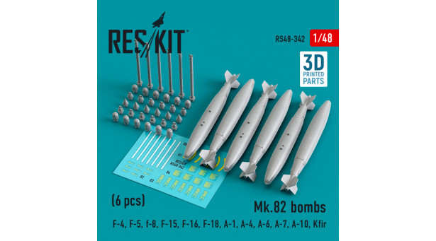Бомба авиационная Mk. 82 - 1/48 RESKIT RS48-0342