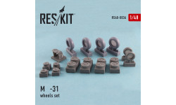 М+Г-31. Колеса шасси - RESKIT RS48-0036 1/48