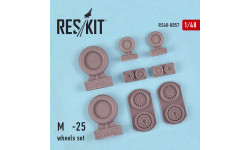 М+Г-25. Колеса шасси - RESKIT RS48-0057 1/48