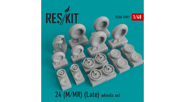 Бомбардировщик КБ Сухого Тип 24М/МР. Колеса шасси - 1/48 RESKIT RS48-0097 Бомбардировщик КБ Сухого Тип 24М/МР. Колеса шасси - 1/48 RESKIT RS48-0097