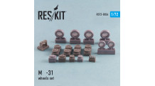 М+Г-31. Колеса шасси - RESKIT RS72-0036 1/72