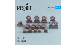 М+Г-31. Колеса шасси - RESKIT RS72-0036 1/72