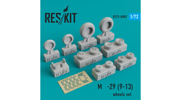 М+Г-29 (9-13). Колеса шасси - 1/72 RESKIT RS72-0089 М+Г-29 (9-13). Колеса шасси - 1/72 RESKIT RS72-0089