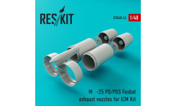 М+Г-25П/ПД/ПДС. Сопла (ICM) - RESKIT RSU48-0043 1/48