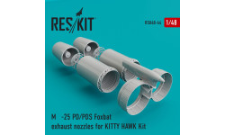 М+Г-25П/ПД/ПДС. Сопла (KITTY HAWK) - RESKIT RSU48-0044 1/48