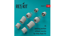 Истребитель КБ Сухого Тип 35С. Сопла (KITTY HAWK) - RESKIT RSU48-0057 1/48