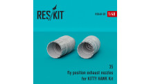 Истребитель КБ Сухого Тип 35С. Сопла (KITTY HAWK) - RESKIT RSU48-0058 1/48