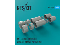М+Г-25БМ/РБ/РБК/РБТ/РБФ/РБШ. Сопла (ICM) - RESKIT RSU72-0042 1/72