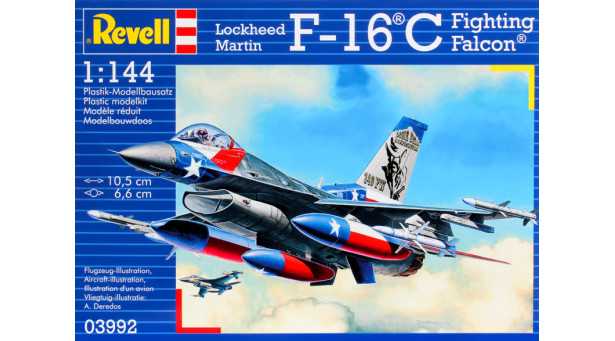 F-16C Block 30 Lockheed Martin (General Dynamics), Fighting Falcon - 1/144 REVELL 03992 F-16C Block 30 Lockheed Martin (General Dynamics), Fighting Falcon - 1/144 REVELL 03992
