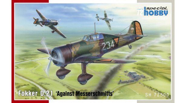 Fokker D.XXI-2 - 1/72 SPECIAL HOBBY SH72500
