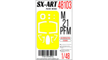 Маски для М+Г-21ПФМ (EDUARD) - SX-ART 48103 1/48