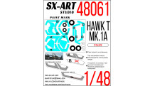 Маски для Hawk T1A Hawker Siddeley / BAE Systems (ITALERI) - SX-ART 48061 1/48