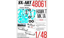 Маски для Hawk T1A Hawker Siddeley / BAE Systems (ITALERI) - SX-ART 48061 1/48