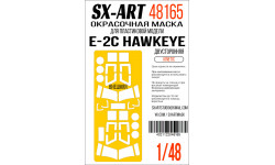 Маски для E-2C Northrop Grumman, Hawkeye (KINETIC) - SX-ART 48165 1/48