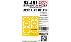 Маски для L-29 Aero, Delfin (AMK) - SX-ART 48228 1/48