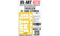 Маски для Fi 156C Fieseler, Storch (TAMIYA) - SX-ART 48236 1/48