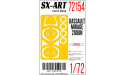 Маски для Mirage 2000N Dassault (DREAM MODEL) - SX-ART 72154 1/72