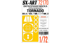 Маски для Tornado Panavia (HASEGAWA) - SX-ART 72170 1/72