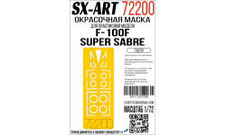 Маски для F-100F North American, Super Sabre (ITALERI) - SX-ART 72200 1/72