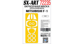 Маски для F-1 Mitsubishi (PLATZ) - SX-ART 72235 1/72