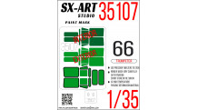 Маски для грузового автомобиля Тип 66 (TRUMPETER) - SX-ART 35107 1/35