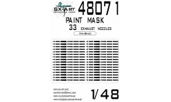 Маски для истребителя КБ Сухого Тип 33 (MINIBASE) - SX-ART 48071 1/48