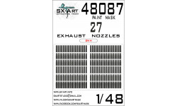 Маски для истребителя КБ Сухого Тип 27 (GREAT WALL HOBBY) - SX-ART 48087 1/48