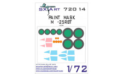 Маски для М+Г-25 (ICM) - SX-ART 72014 1/72 Маски для М+Г-25 (ICM) - SX-ART 72014 1/72
