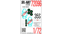 Маски для истребителя КБ Сухого Тип 35С (GREAT WALL HOBBY) - SX-ART 72096 1/72