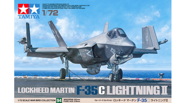 F-35C Lockheed Martin, Lightning II - 1/72 TAMIYA 60794