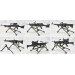 M1919A4 Browning .30 Caliber Medium Machine Gun - 1/12 TOMYTEC LD051