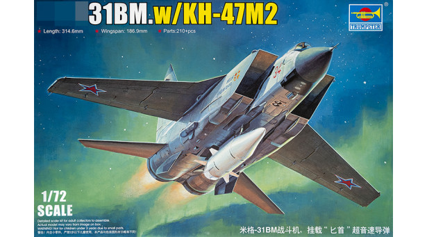 М+Г-31БМ / 9-С-7760 КТРВ, Кинжал - 1/72 TRUMPETER 01697